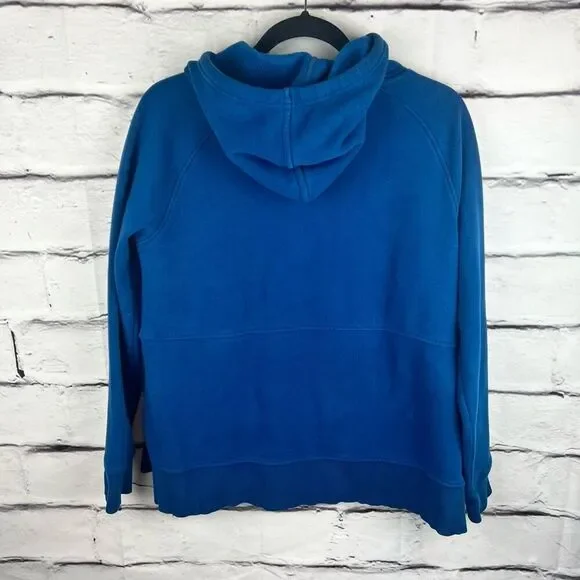 Athleta Women's Blue Fleece Lined Hoodie Sweatshirt Size S - Picture 10 of 10